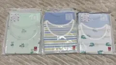 ユニクロ　コットンメッシュタンクトップ　2枚組×3 サイズ90