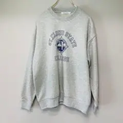✨美品✨ AMERICAN HOLIC 【M】 スウェット カレッジロゴ 綿