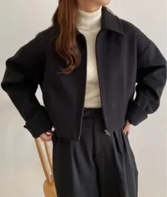 callautia ステンカラーショートアウター