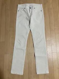 ユニクロ　 パンツ　レディース　コーデュロイ　アイボリー　58.5センチ