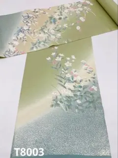 小紋 金彩 紋意匠 鳥 桜 正絹 反物 T8108 - メルカリ