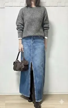 新品！ユニクロ　モヘアブレンドセーター　オシャレセーター　オーバーサイズセーター