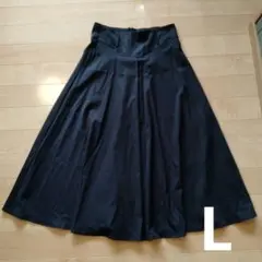 フレアスカート ブラック Lサイズのサムネイル