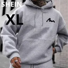 新品未使用✨ SHEIN フード付きパーカー XL グレー ユニセックス 秋冬