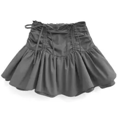 レースリボンフレアミニスカート[ask89] GRL グレイル