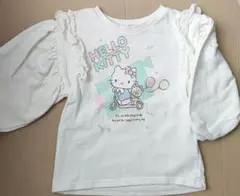 HELLO KITTY フリル付きトップス 100cm