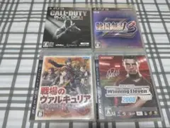 PS3 CODブラックオプス２・戦国無双３・戦ヴァル・ウイニングイレブン２００８