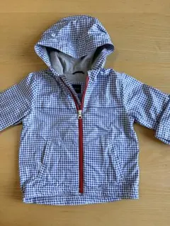 babyGap チェック柄フード付きアウター 90