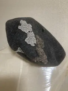 ベレー帽／グレー