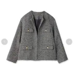 ミラオーウェン ツイードジャケット 完売人気 2025年最新】mila owen ジャケット ツイードの人気アイテム