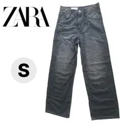 ZARA ザラ 164cm レディースS相当 グレーデニム ラインストーンのサムネイル