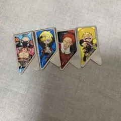 ワンピース　RED クリップ4点　セット