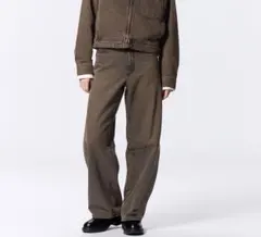 GU ジーユー バレルレッグジーンズ