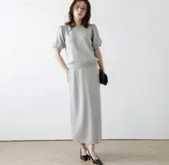 【完売未使用】La-gemmeラジエム　ニット　セットアップ　グレー♡