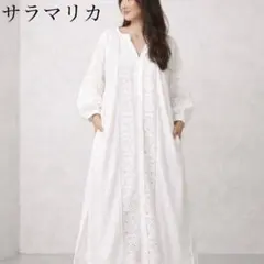極美品✨2025年 サラマリカ ミラー刺繍ジャガード織りワンピース