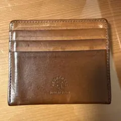 ASUMEDERU レザー カードケース 小銭入れ ブラウン