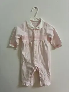 fillot de bebe reduction ピンク 襟付きロンパース