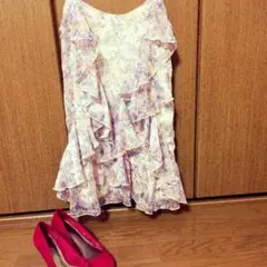 値下げ！rienda花柄キャミワンピ（リエンダ）