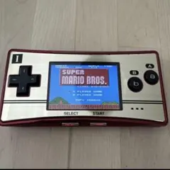 【美品】ゲームボーイミクロ ファミコンバージョン　ソフト付　充電ケーブル付