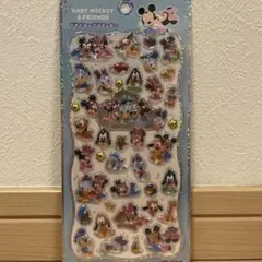 プチドロップステッカー　ベビーミッキーミニー