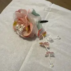 花モチーフ バレッタ