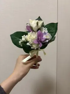 ブートニア　新郎 2個セット