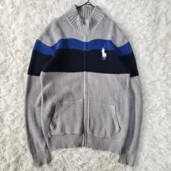 【良品】ポロラルフローレン ドライバーズニット ローゲージニット 大きいサイズ