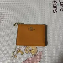 COACH オレンジ コインケース　ミニ財布