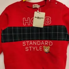 Hot Biscuits ホットビスケット　ミキハウス赤 トレーナー90