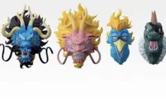 ♦ 一番くじ ワンピースex F賞　ヘッドマグネット コンプリート4種➕おまけ2