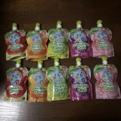 ぷるんぷるんQoo パウチ ゼリー 5種各2個 10個セット