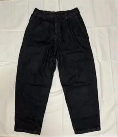 GU デニムキャロットパンツ S #08dark gray