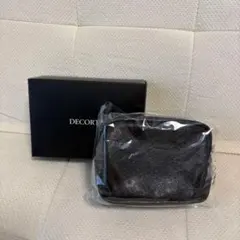 DECORTÉ ノベルティ 黒ポーチ 箱付き 非売品 未使用 未開封
