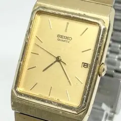 SEIKO 新品電池 美品 腕時計 メンズ 5Y39-8010 グレー コンビ - メルカリ