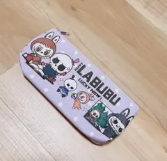 ラブブ LABUBU ペンケース 筆箱 パープル