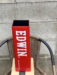 EDWIN サインボード 赤タグ 置物 非売品 赤 インテリア 割れあり