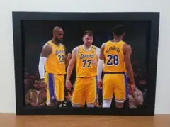 NBA LAKERS レブロン　ドンチッチ　八村塁　ポスター　B5サイズ