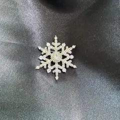雪の結晶 デザインブローチno20のサムネイル