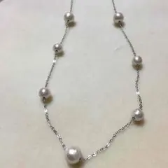 コットンパール。2wayネックレス