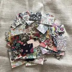 リバティ　布シール　たっぷりお買い得100枚♡ ファブリックシール