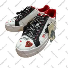 Jay&Mario スニーカー W38（24.0〜24.5cm）ハート柄 厚底