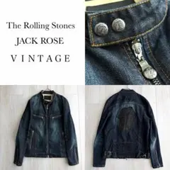 JACKROSE ジャックローズ×ローリングストーンズ　デニムジャケット JACKROSE デニムジャケット gジャン 「THE ROLLING STONES×JACKROSE