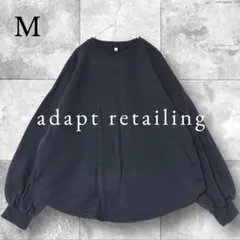 adapt retailing 長袖スウェット M 黒 無地 カジュアル