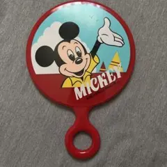 ！レア！　ヴィンテージ　ミッキーマウス　ミラー　鏡　特大　ディズニー　レトロ 昭和レトロ東京ディズニーランド ミッキーマウス ミラー - メルカリ