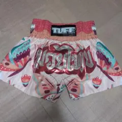TUFF 蝶グラフィック ボクシングショートパンツ　キックパンツ Sサイズ
