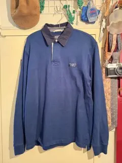 L.L.Bean ネイビー 長袖ポロシャツ