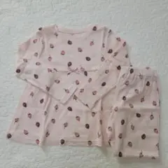 apres les cours イチゴ柄 パジャマ 110cm