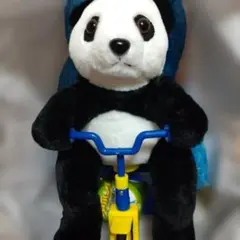 チャリパンダ　ギミックぬいぐるみ
