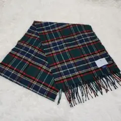 Begg & Co タータンチェック マフラー　アンゴラ混