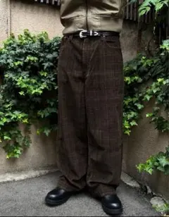 Levi's 578 Plaid Corduroy Pants 34×30